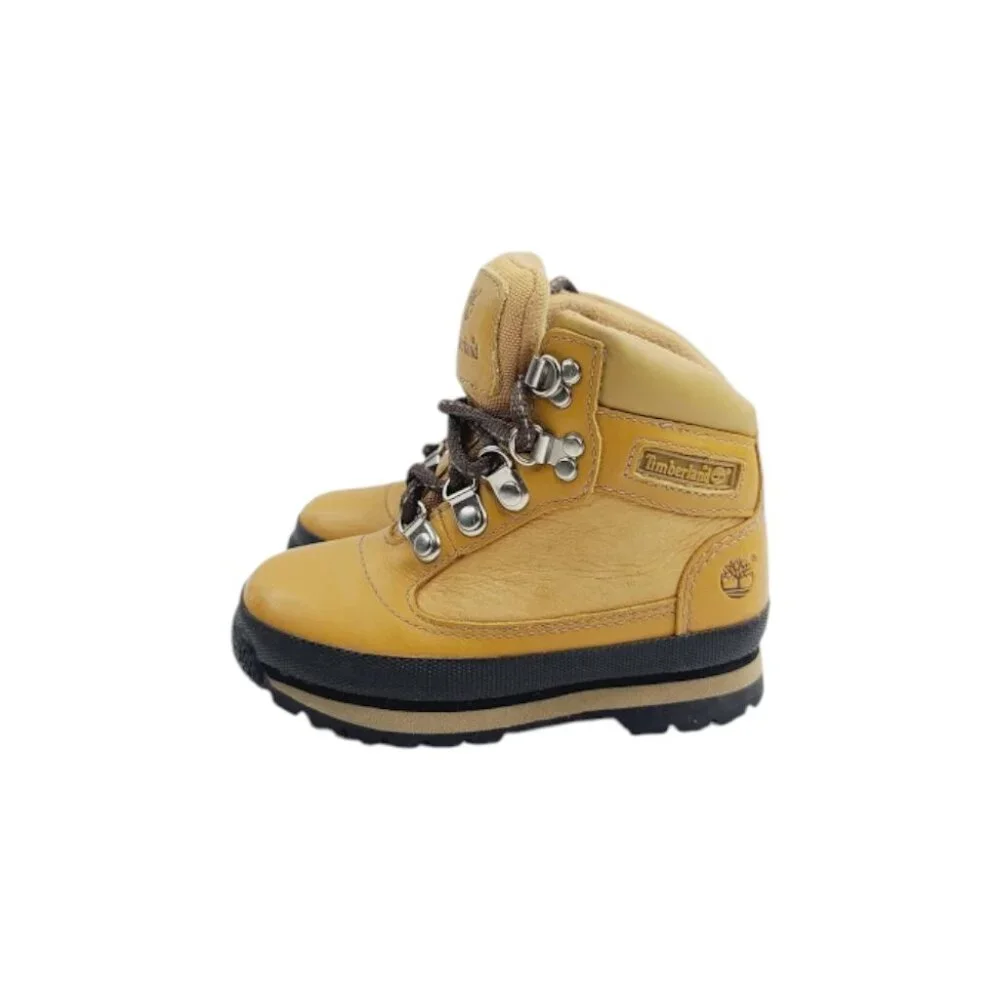 Timberland‎ Boy's Tan Euro Hiker 95895 Leather Classic Ankle Hiking Boot Size 8M
